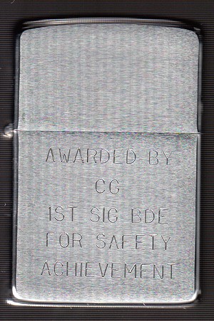 Awarded by CG 1st Sig Bde 1