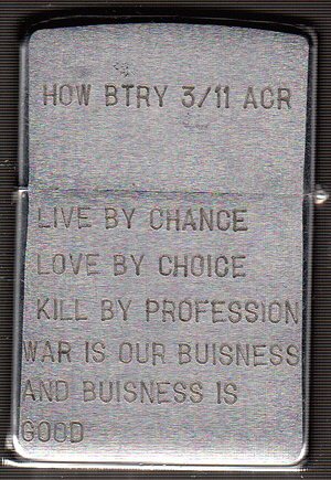 Dave How Btry 3 11 ACR 1970 - 1971 2