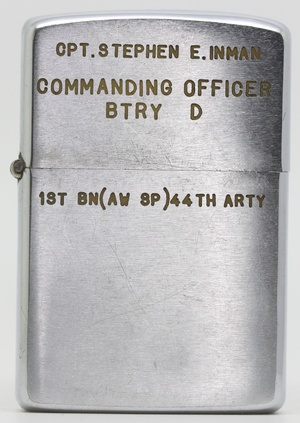 Stephen E Inman Btry D 1 44 Arty 1